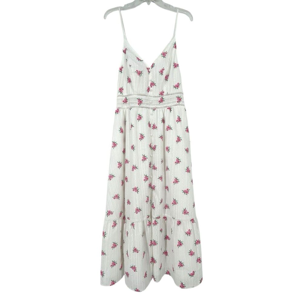 Simplee Floral Maxi Dress Women Cottagecore V Neck Summer Boho Wedding Guest